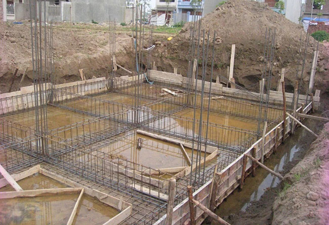 Móng nhà bê tông cốt thép truyền thống