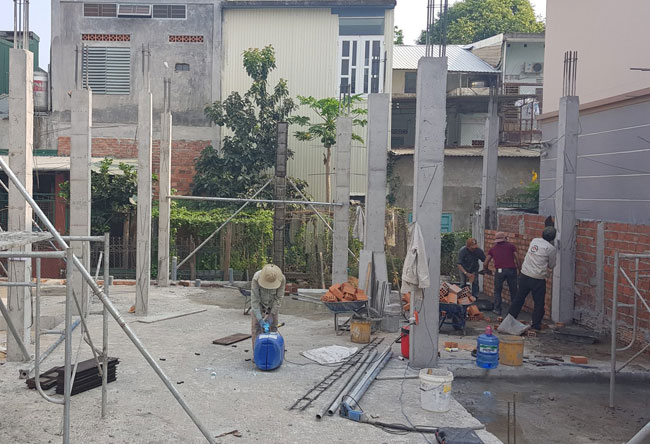 Thời gian thi công nhà bê tông cốt thép truyền thống rất lâu