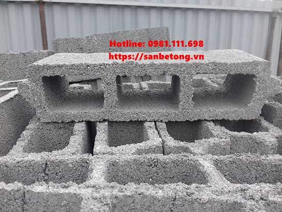 Gạch bê tông nhẹ dùng trong sàn bê tông nhẹ