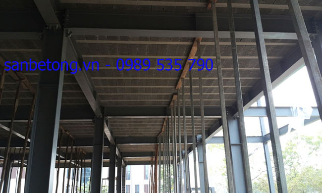 Sàn bê tông nhẹ sử dụng ít cốt pha nên giá thành sẽ giảm