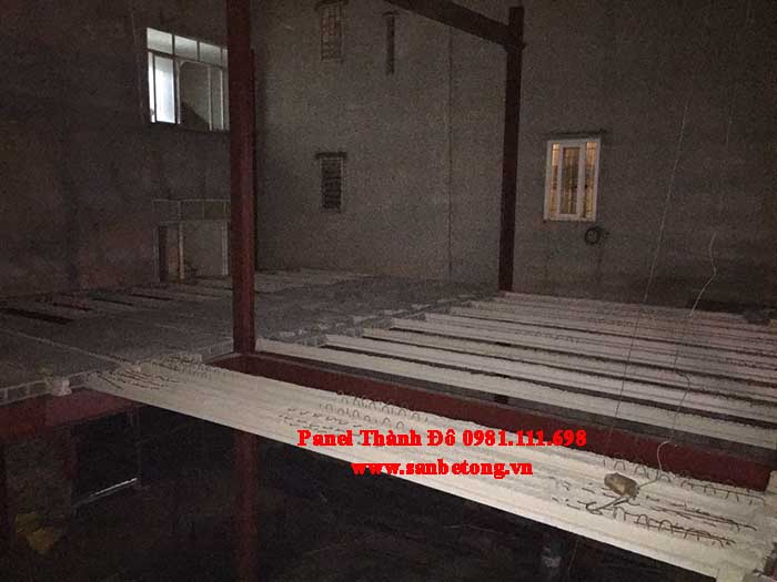 Công trình sàn bê tông nhẹ An Gia Bình 75 Xuân La
