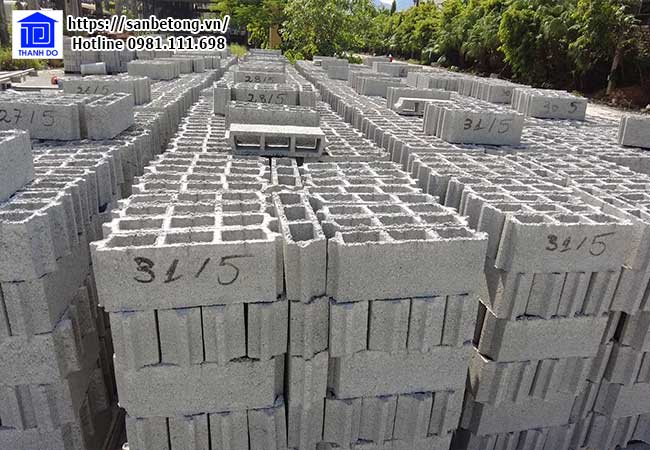 Gạch panel nhẹ Block được sản xuất tại nhà máy bê tông An Gia Bình
