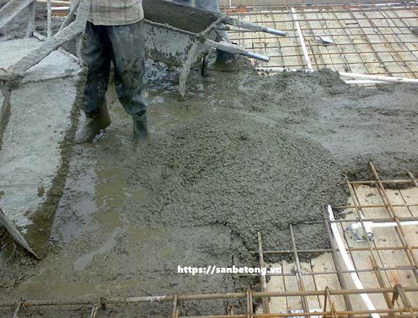 Mỗi loại công trình có một độ dày sàn bê tông khác nhau
