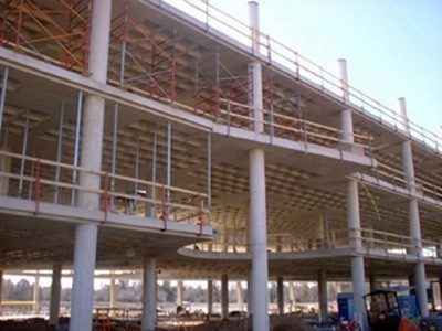 Một công trình sử dụng sàn bê tông không dầm