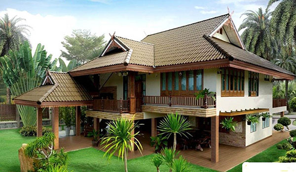Nhà sàn bê tông nghỉ dưỡng