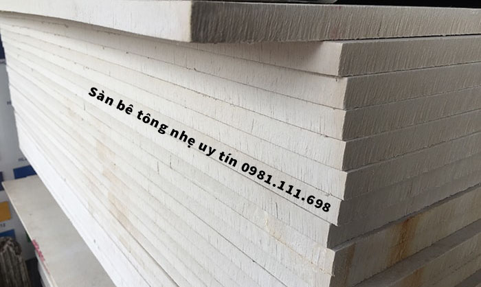 Cận cảnh tấm sàn bê tông nhẹ