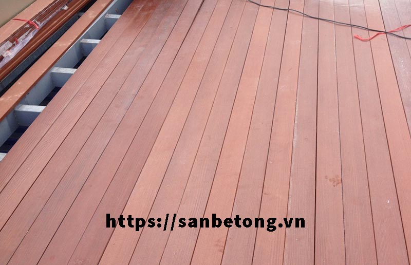 tấm bê tông giả gỗ
