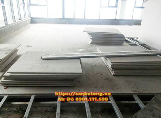 sàn bê tông nhẹ An Gia Bình