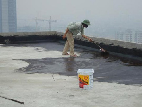 Chống thấm dột trần bê tông bằng chất chống thấm