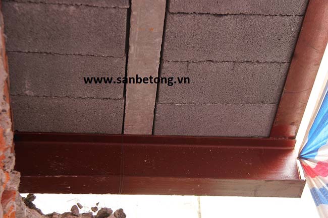 Sàn bê tông nhẹ tại Ngô Sỹ Liên - Hà Nội dùng khung thép tiền chế làm dầm chịu lực