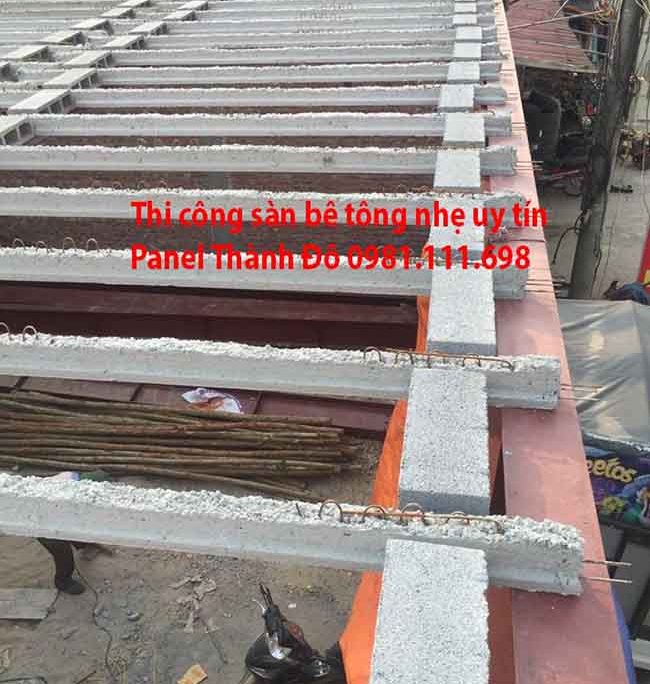 Hệ thông dầm bê tông dự ứng lực của sàn bê tông nhẹ