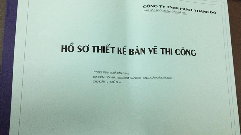 Hồ sơ bản vẽ thiết kết thi công sàn bê tông nhẹ tại trần Duy Hưng