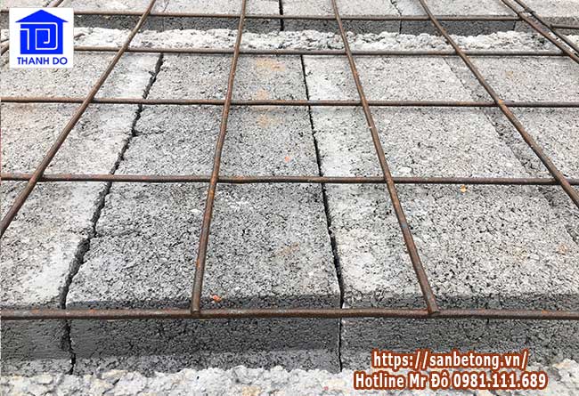 Thi công sàn bê tông nhẹ và khung thép tại Bắc Ninh