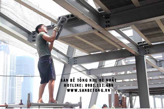 Lắp đặt gạch bê tông siêu nhẹ Block