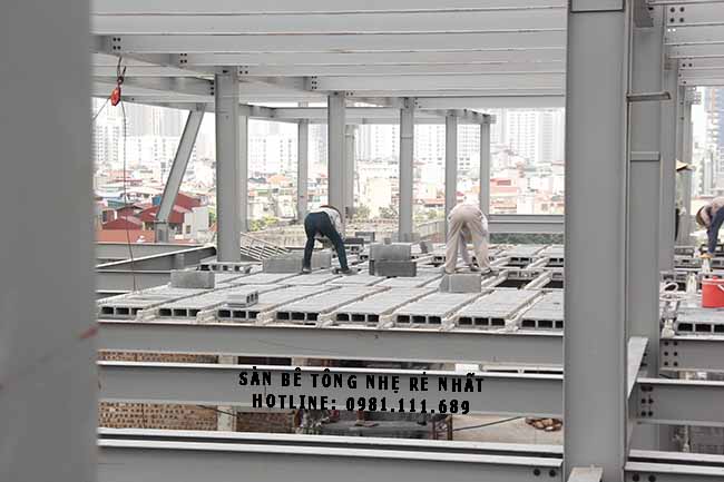Lắp đặt gạch bê tông siêu nhẹ Block