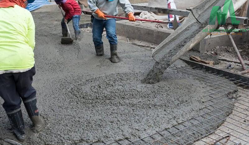 Bê tông tươi thông thường được sử dụng rộng rãi trong nhiều công trình