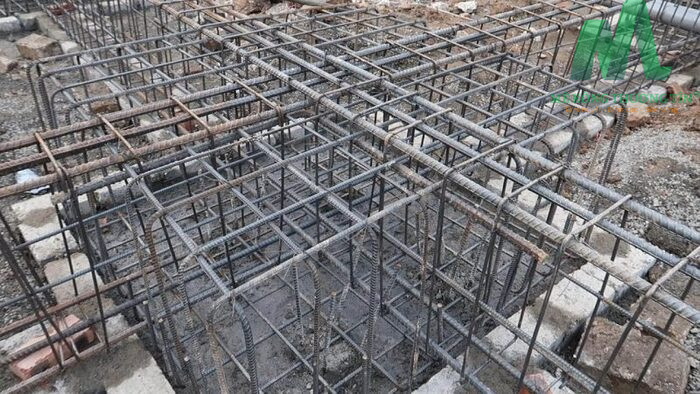 vị trí nối thép dầm móng