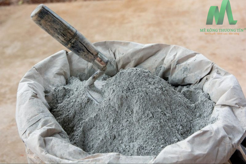 Xi măng là một trong những thành phần chính của bê tông