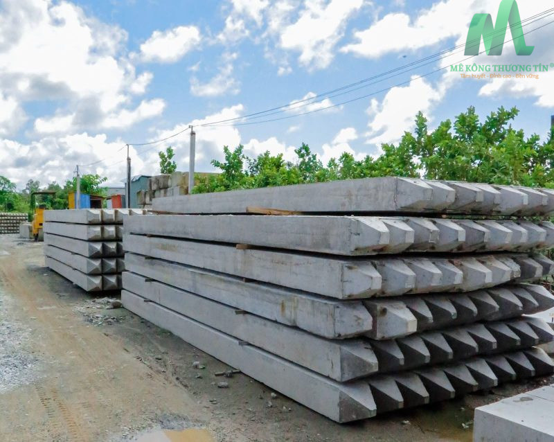 Hình ảnh bê tông cọc ngoài thực tế
