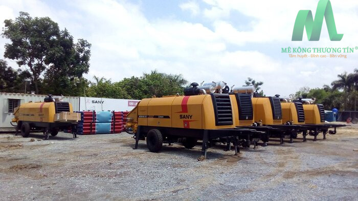 Máy bơm bê tông tĩnh – Khái niệm, cấu tạo, ưu, nhược điểm