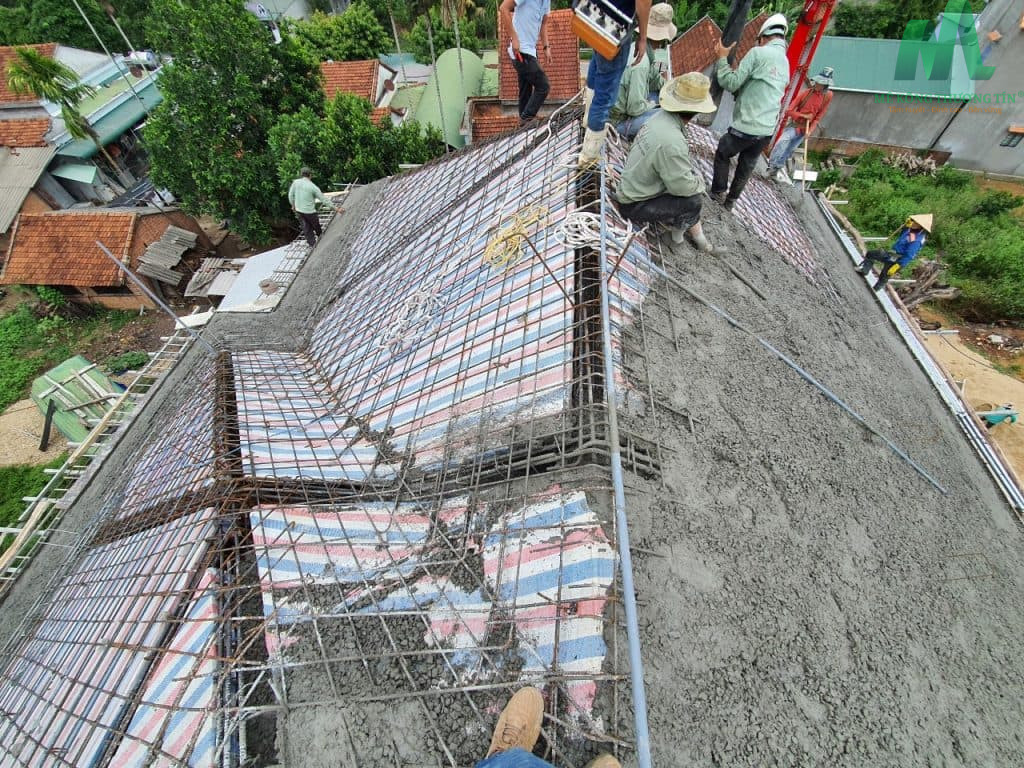 mái bê tông cốt thép