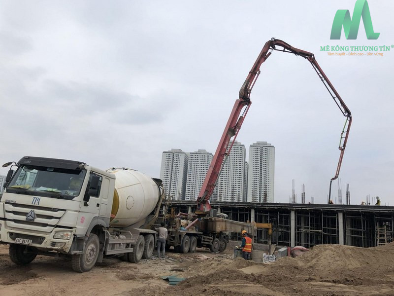 Mê Kông Thương Tín cung cấp bê tông tươi Mekong CC1 chất lượng cao