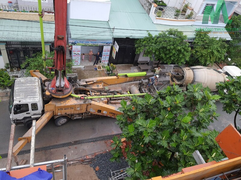 Hệ thống xe, bơm bê tông của công ty giúp phục vụ khách hàng rất tốt
