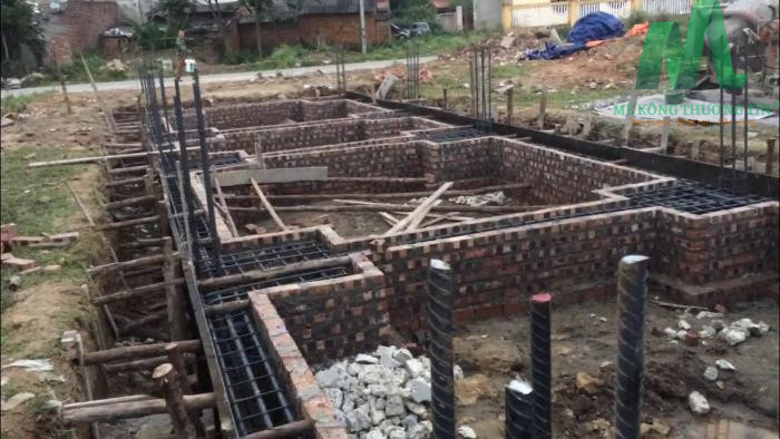 Cốp pha móng nhằm tăng thêm tính thẩm mỹ cho nền móng công trình
