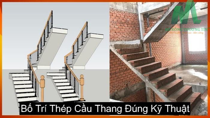 Bố trí thép cầu thang: Nguyên tắc thi công đảm bảo an toàn
