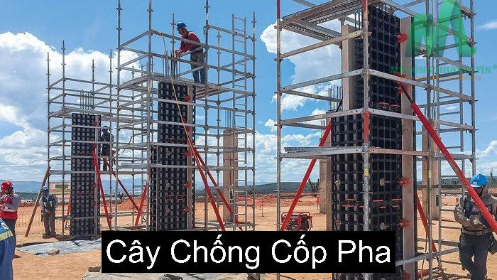 Cây chống cốp pha: Công dụng và cách tính số lượng cần thiết