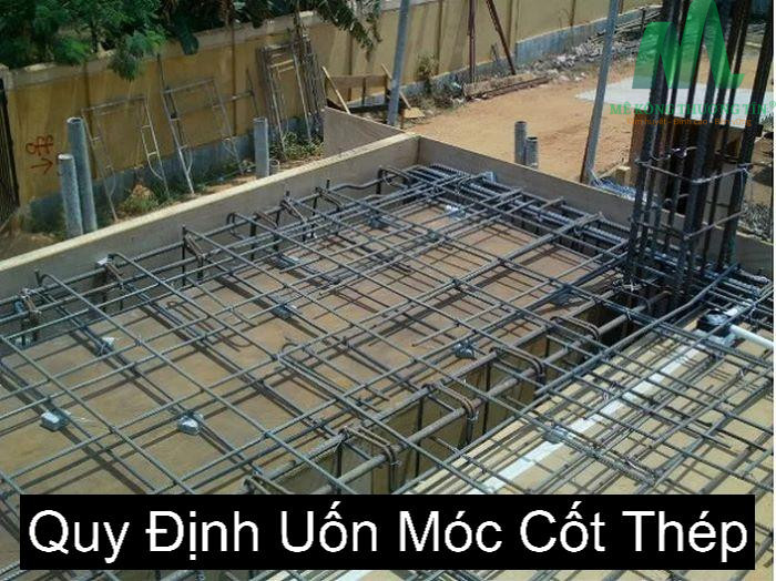 Quy định uốn móc cốt thép trong xây dựng theo tiêu chuẩn